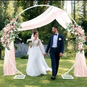 Round Wedding Arch Frame for Flowers & Balloons Event decoration by BS Round Wedding Arch Frame for Flowers & Balloons