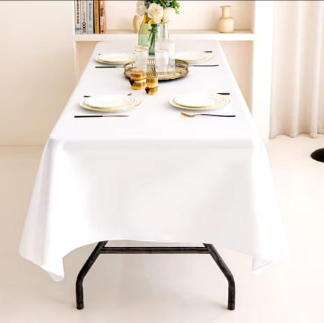 white Table Cloth Event decoration by BS white Table Cloth